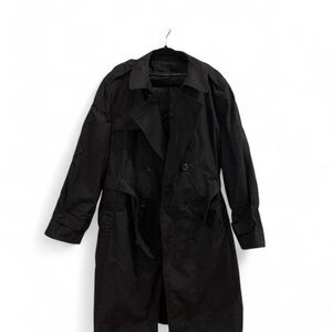 Classic Black Trench Coat